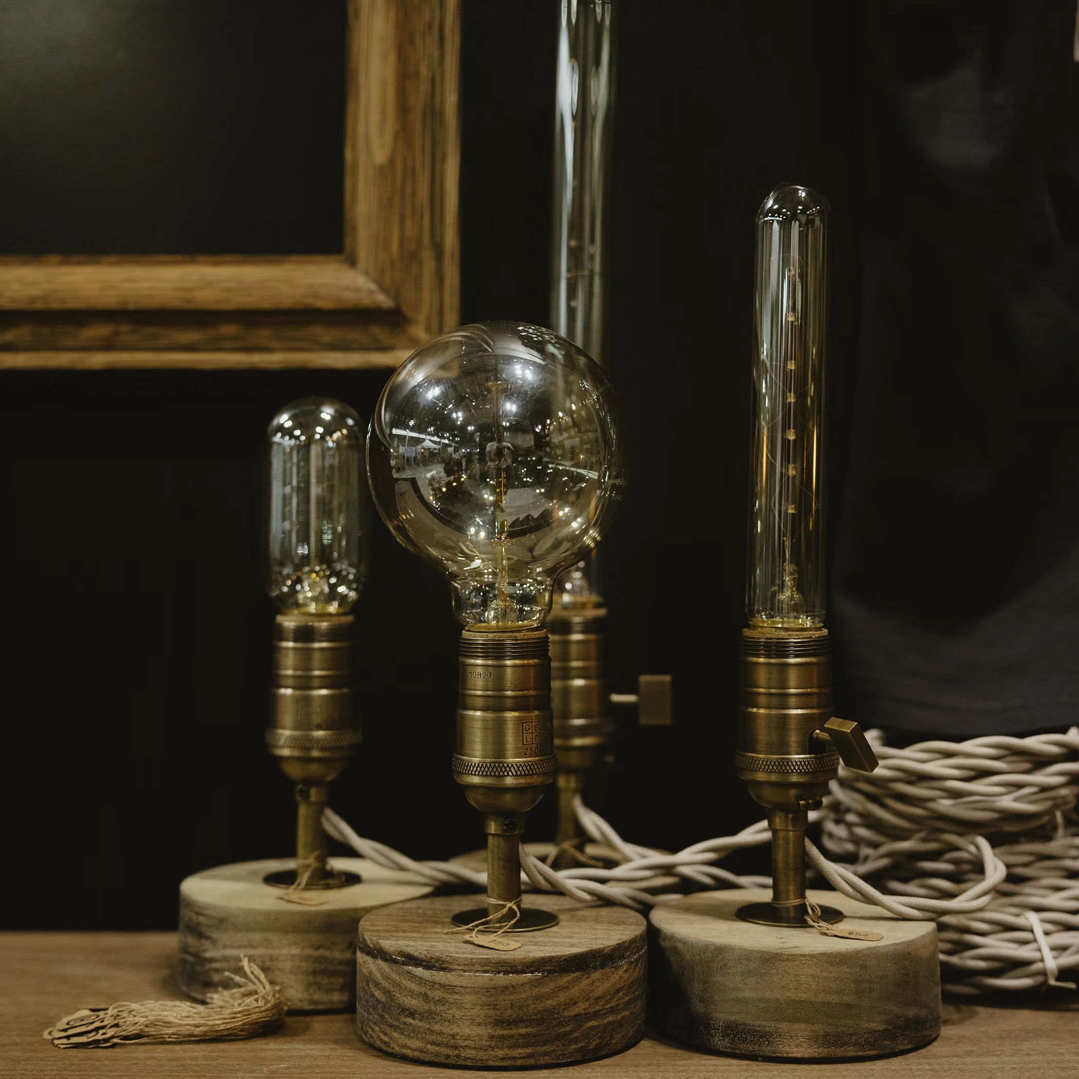 Vintage Inspired Brass Lamp