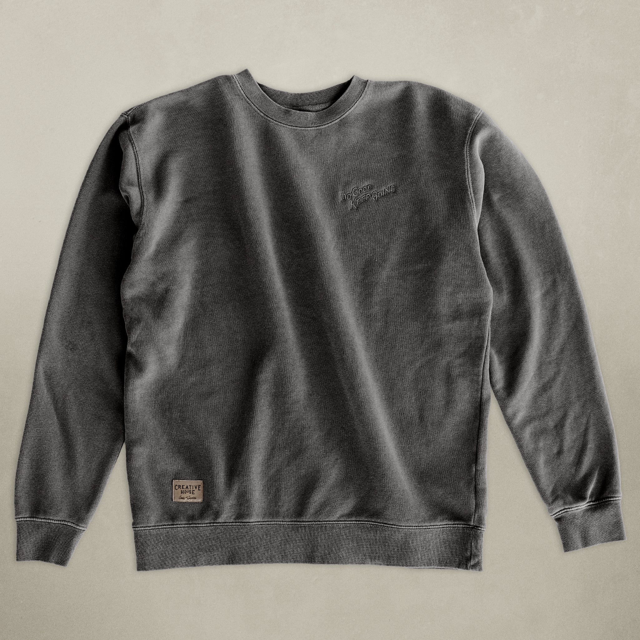 DO GOOD KEEP GOING CREW — Black